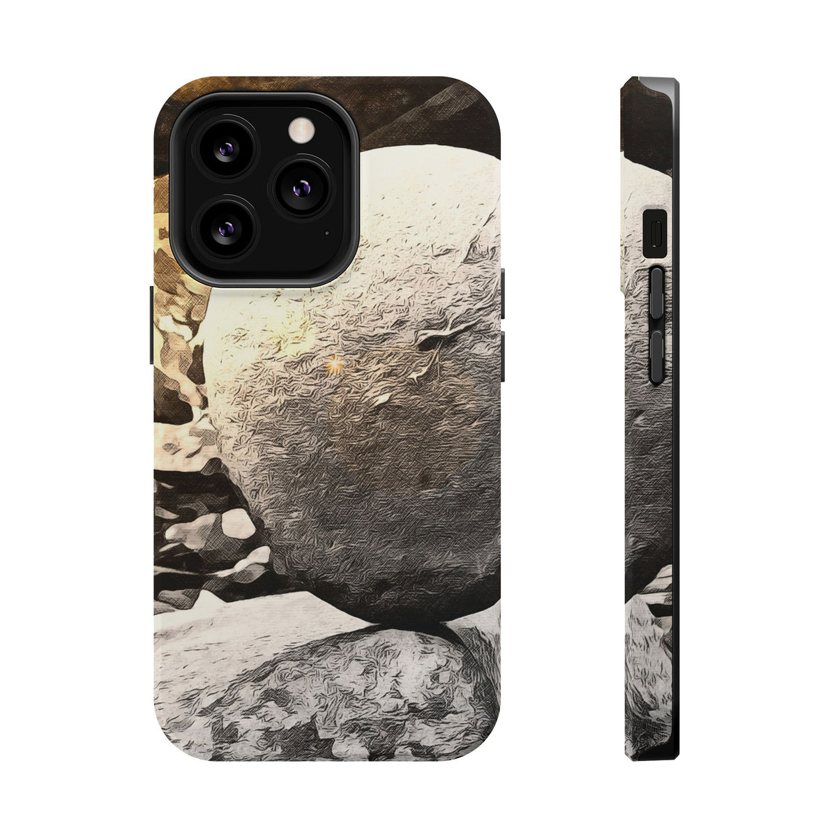 Magnetic Tough Phone Case - Stone Balance