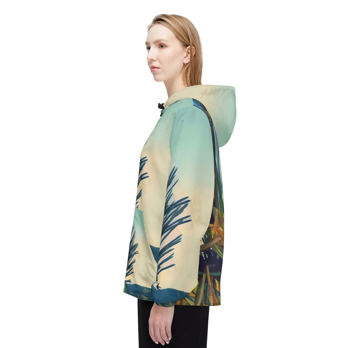 Windbreaker Jacket - Poly Art - Fir Pinecone