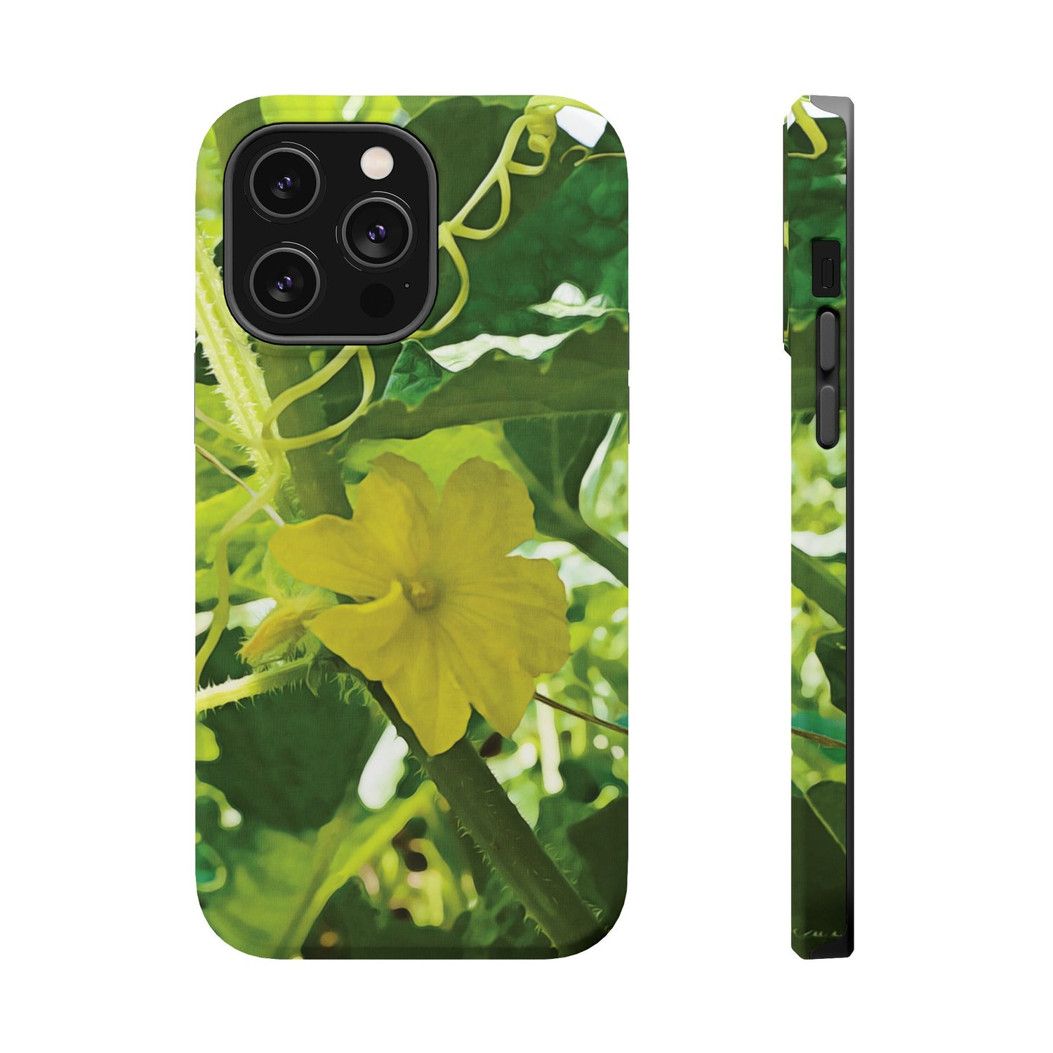Magnetic Tough Phone Case - Flower of Cucumber