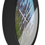 Wall Clock - Flower of Lavender with Bombus Insect (Variant 1)