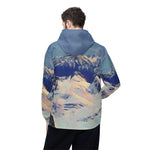 Windbreaker Jacket - Poly Art - View from Mont Blanc