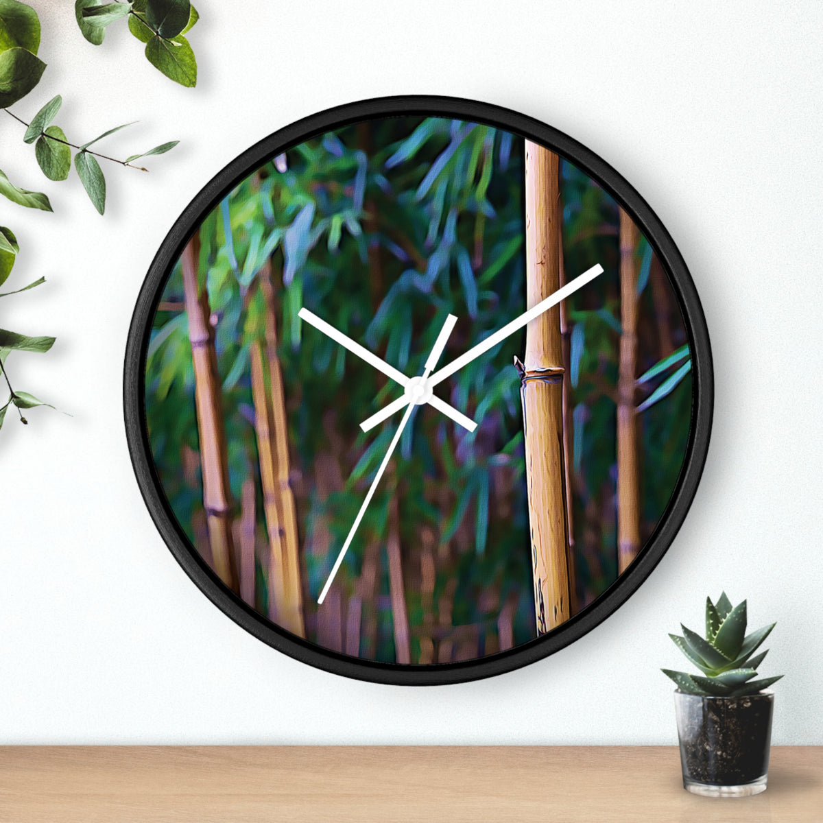 Wall Clock - Bamboo (Variant 2)