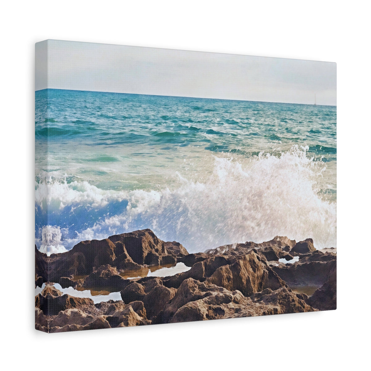 Stretched Matte Canvas - Sea (Variant 08)
