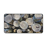 Desk Mat - Poly Art - Wooden Trunks (Variant 1)