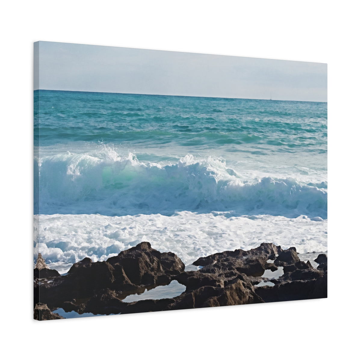 Stretched Matte Canvas - Sea (Variant 11)
