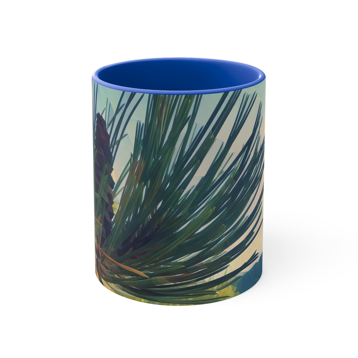 Mug 11oz - Poly Art - Fir Pinecone