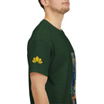 Unisex Heavy Cotton Tee - Poly Art - Apple's Tree Flower (Variant 2)