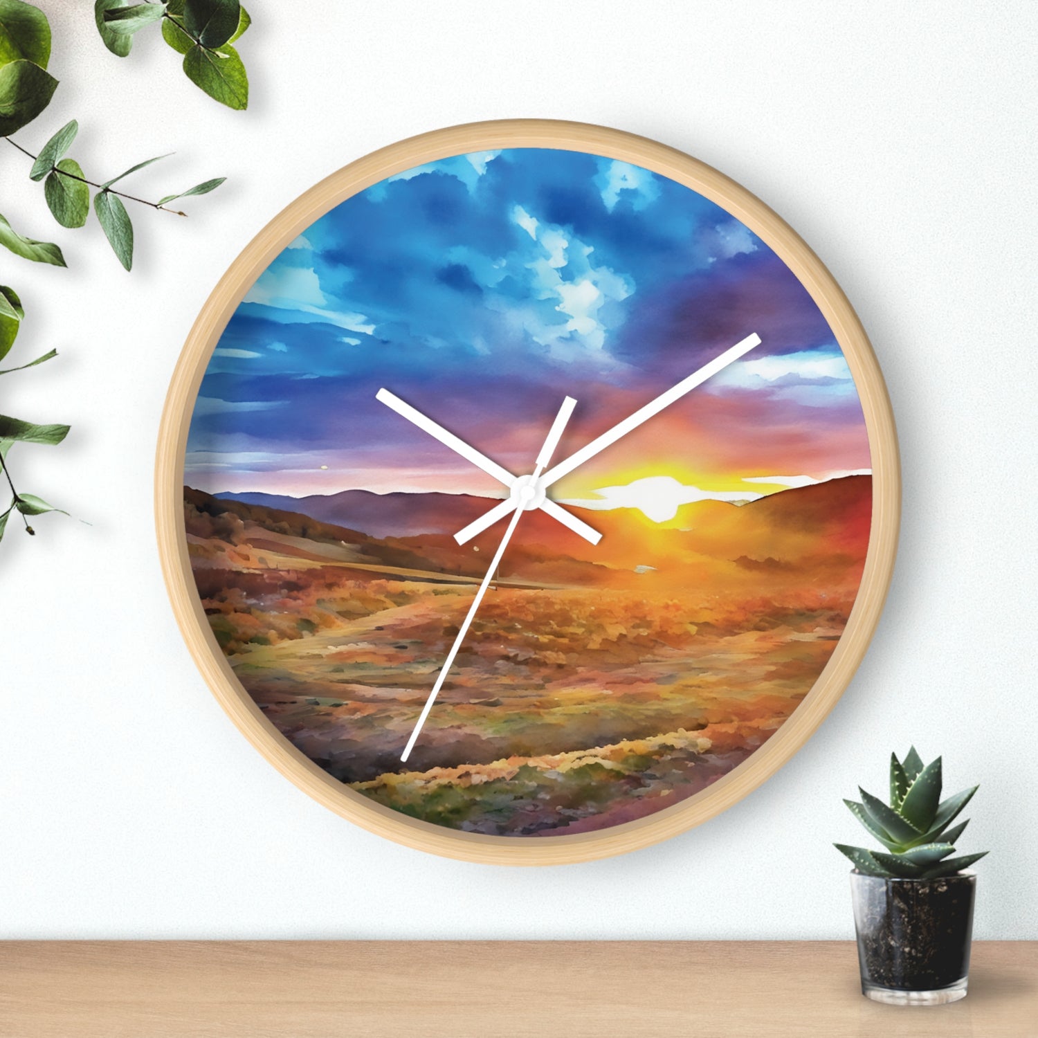 Wall Clock - Tuscan Landscape (Variant 2)