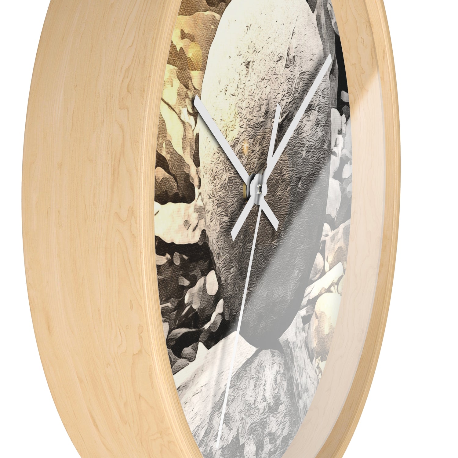 Wall Clock - Stone Balance (Variant 1)