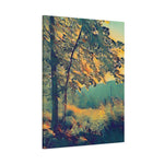 Stretched Matte Canvas - Poly Art - Forest (Variant 12)