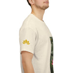 Unisex Heavy Cotton Tee - Poly Art - Flower of Lotus (Variant 1)