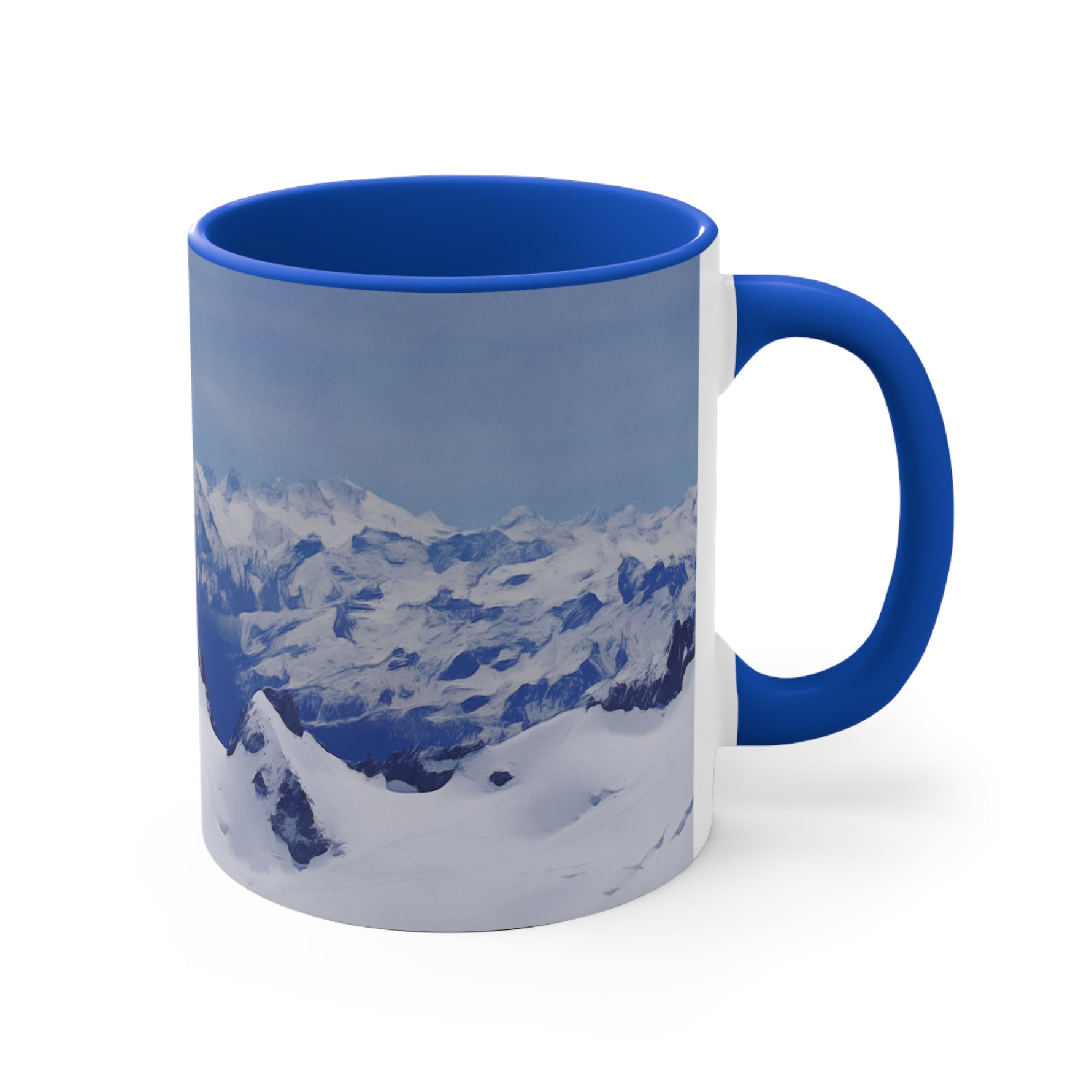 Mug 11oz - View from Mont Blanc, France (Variant 1)