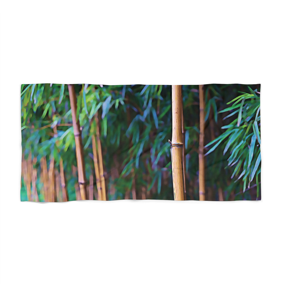 Beach Towel – Bamboo Plant (Variant 2)