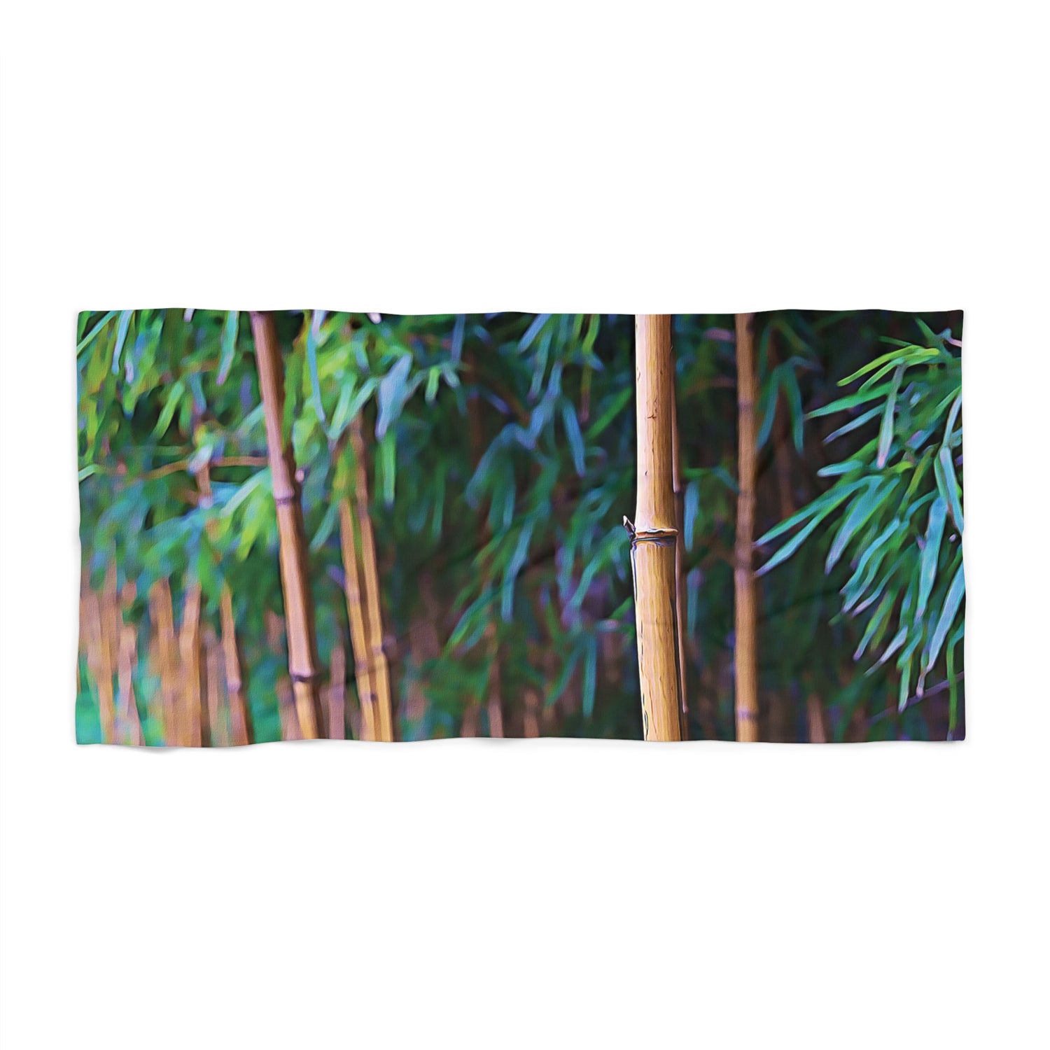 Beach Towel – Bamboo Plant (Variant 2)
