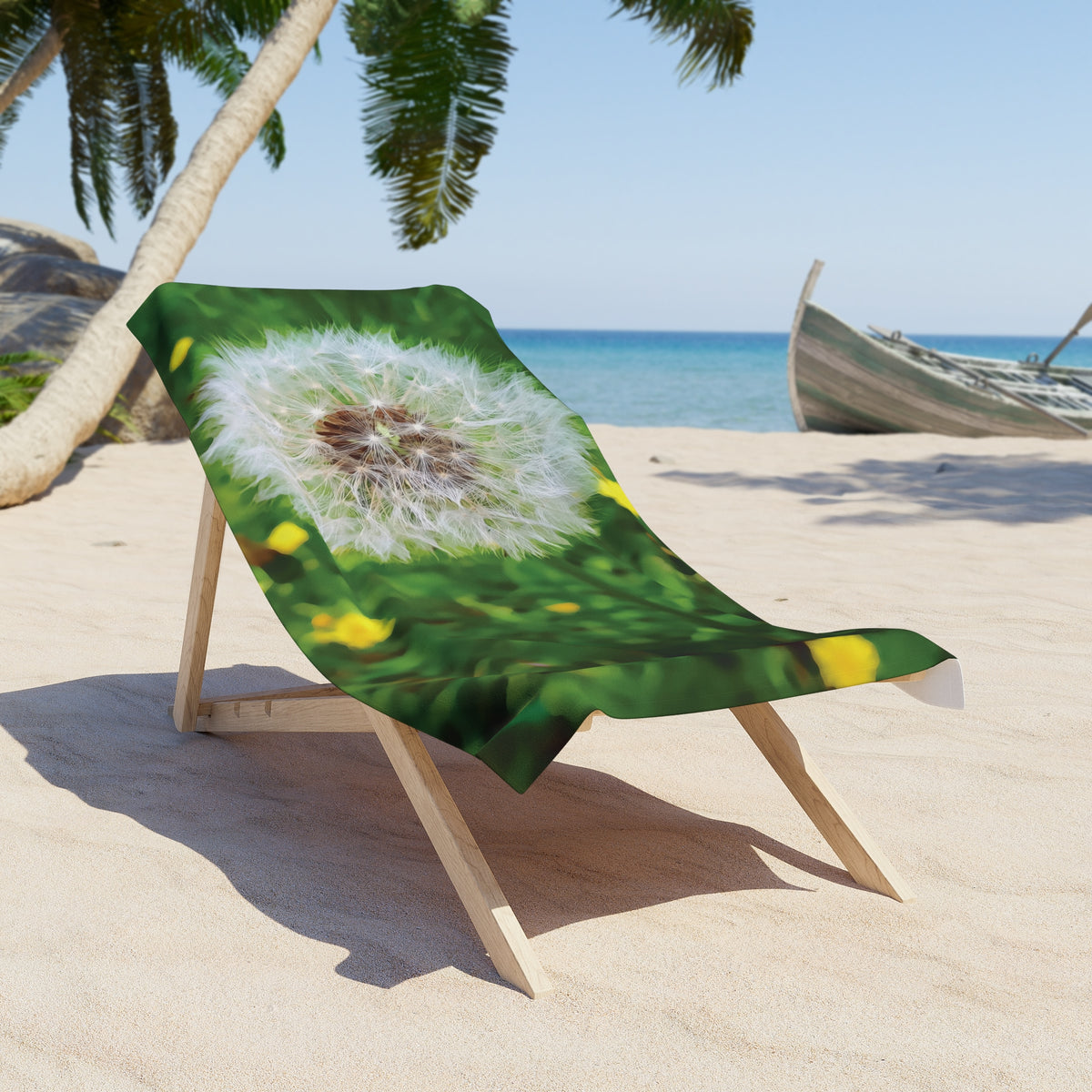 Beach Towel – Flower of Dandelion