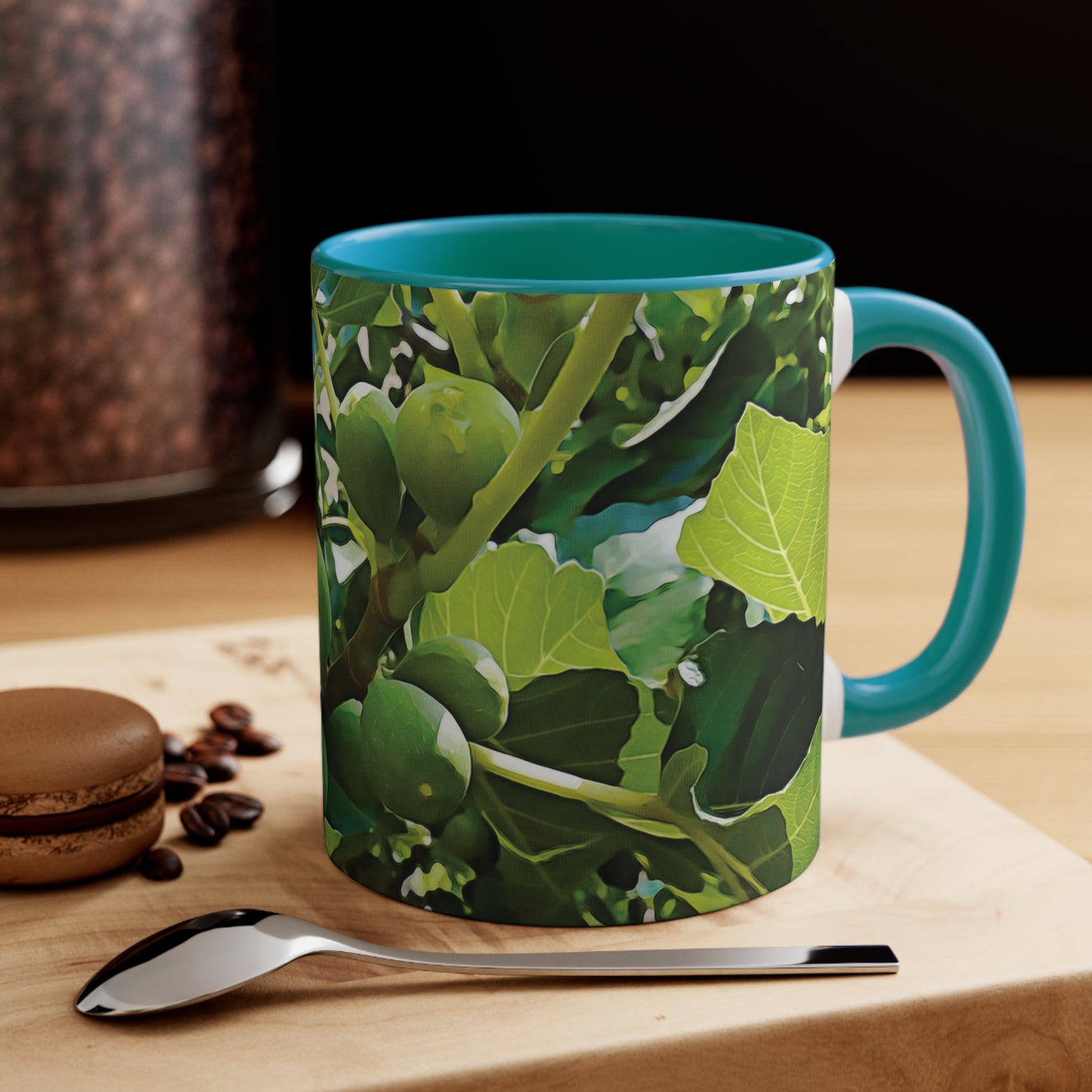 Mug 11oz - Fig's Plant, with Fruits and Leaves