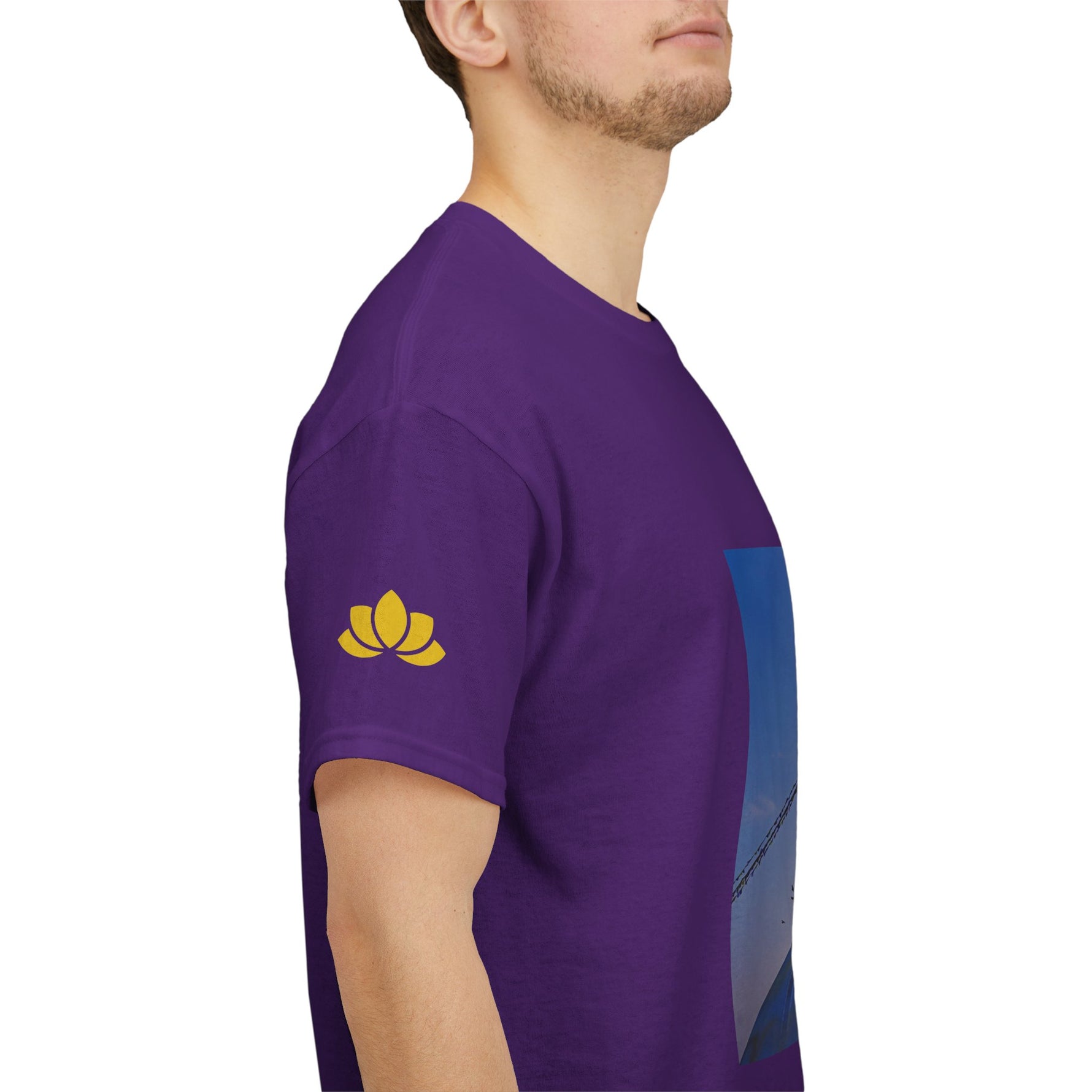 Unisex Heavy Cotton Tee - Nepal, Buddha's Eyes (Variant 6)