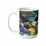 Ceramic White Cup 15oz - Stone Balance (Variant 2)