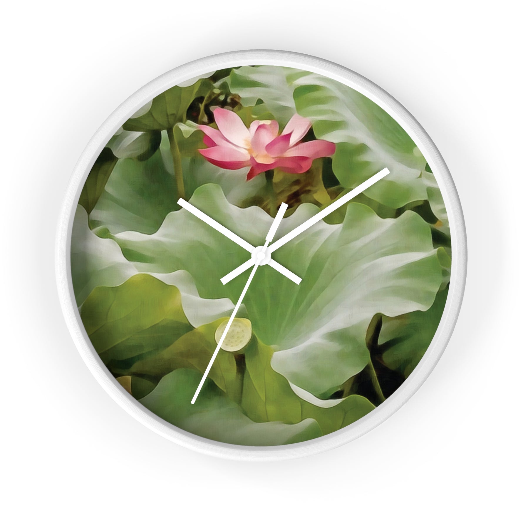 Wall Clock - Flower of Lotus (Variant 2)