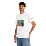 Unisex Heavy Cotton Tee - Poly Art - Forest, a Path (Variant 1)