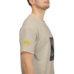 Unisex Heavy Cotton Tee - Poly Art - Wooden Trunks (Variant 3)