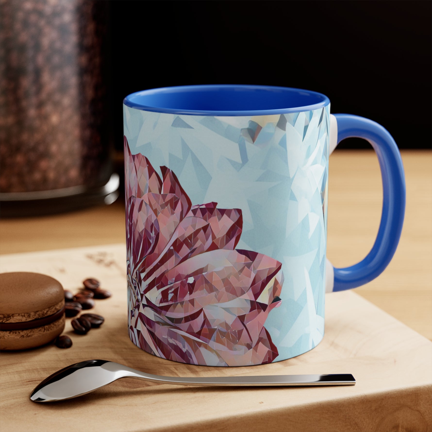 Mug 11oz - Poly Art - Flower of Dahlia (Variant 3)