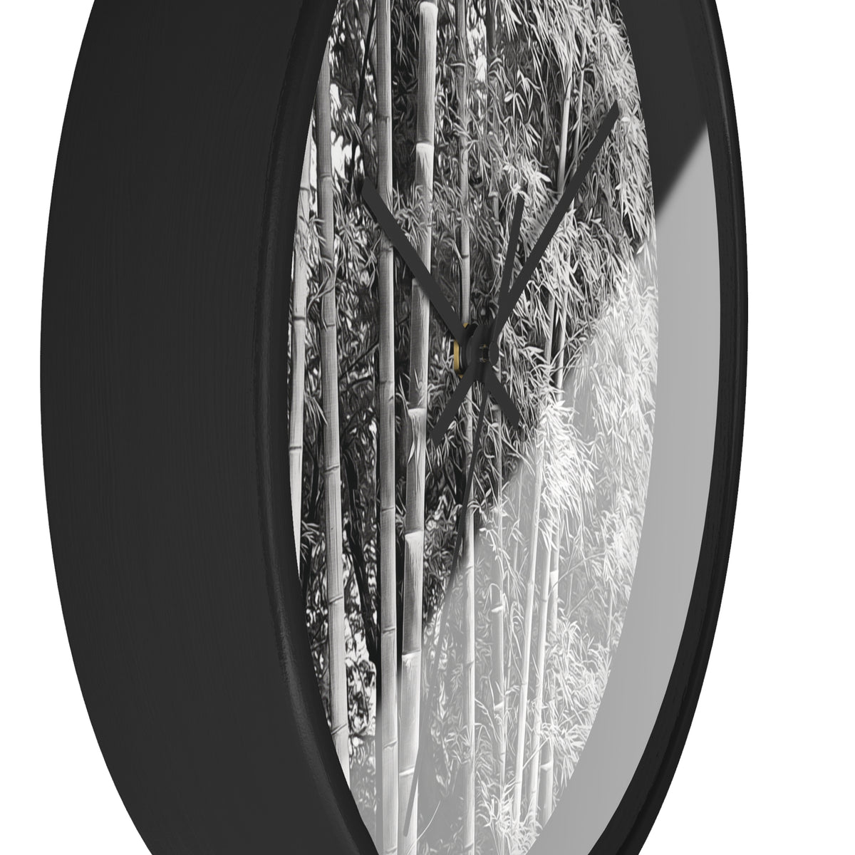 Wall Clock - Bamboo (B&W Variant)