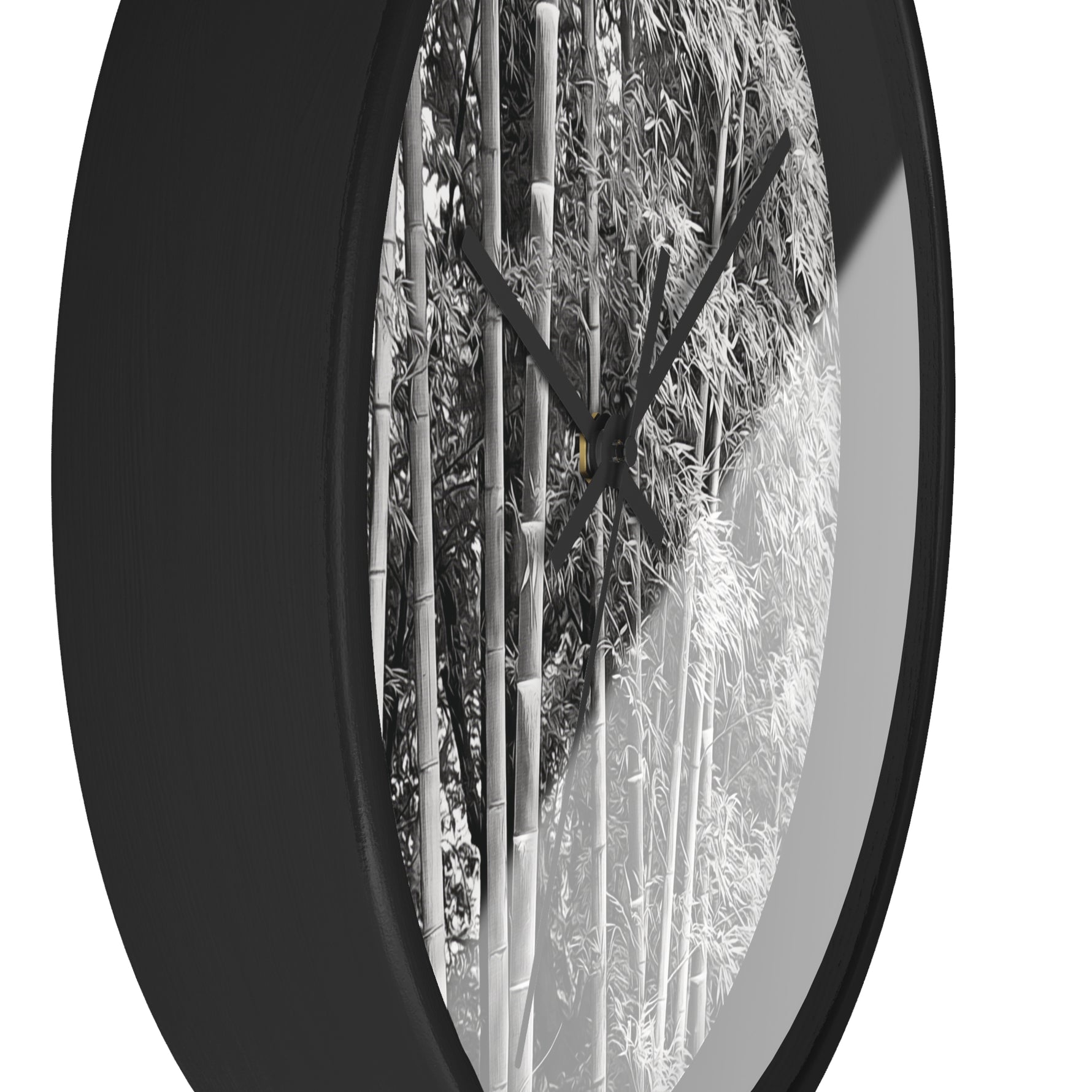 Wall Clock - Bamboo (B&W Variant)