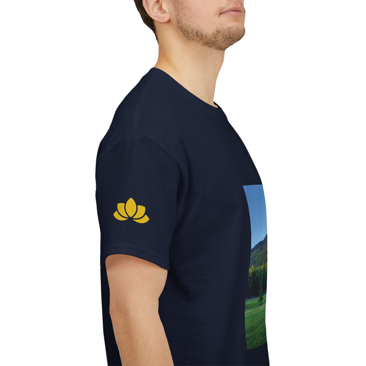 Unisex Heavy Cotton Tee - Tree in a Lawn