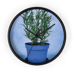 Wall Clock - Rosemary Plant
