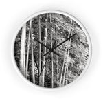 Wall Clock - Bamboo (B&W Variant)