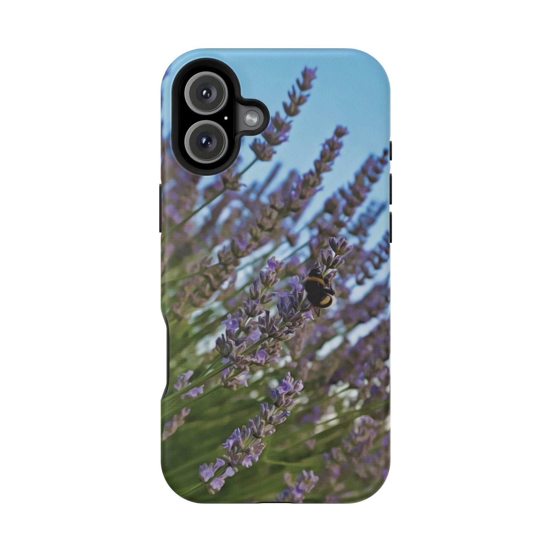 Magnetic Tough Phone Case - Flower of Lavender with Bombus