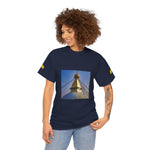 Unisex Heavy Cotton Tee - Nepal, Buddha's Eyes (Variant 6)