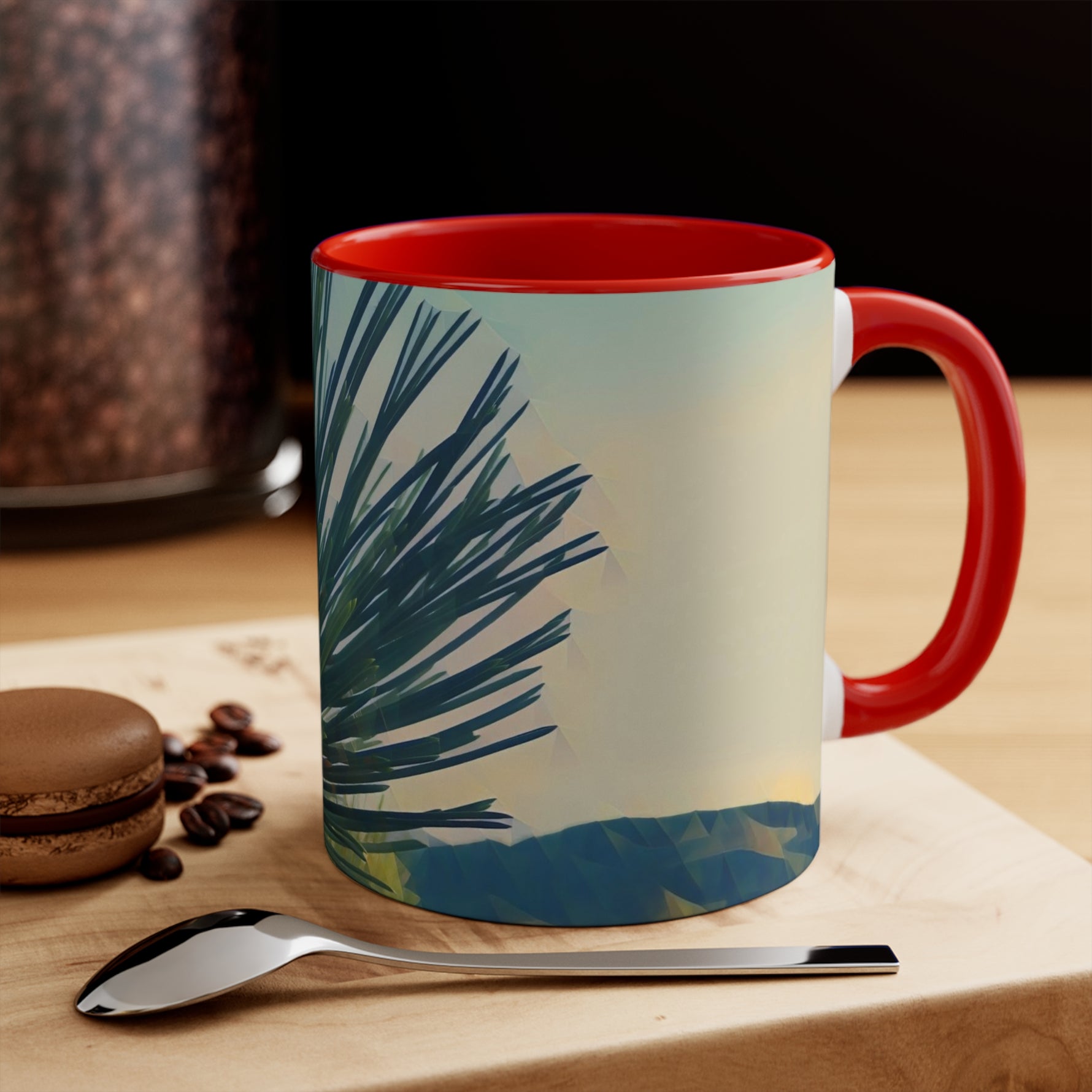 Mug 11oz - Poly Art - Fir Pinecone