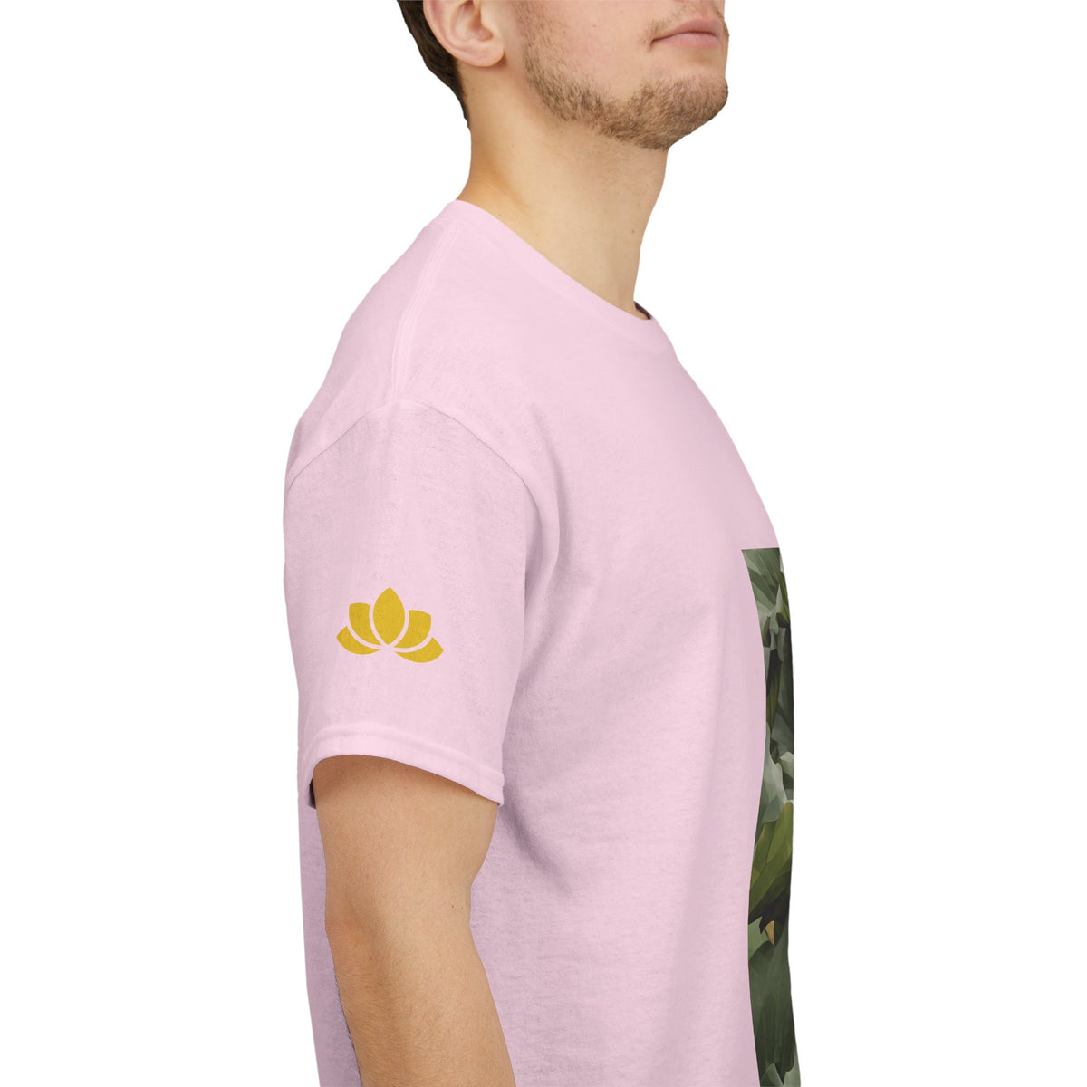 Unisex Heavy Cotton Tee - Poly Art - Flower of Lotus (Variant 2)