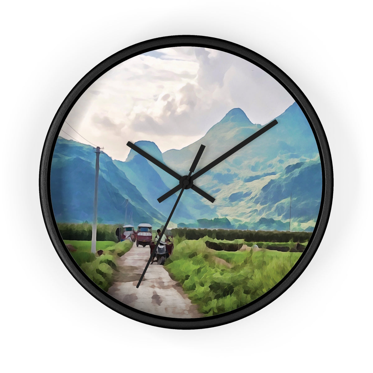 Wall Clock - China's Guilin Hills (Variant 1)