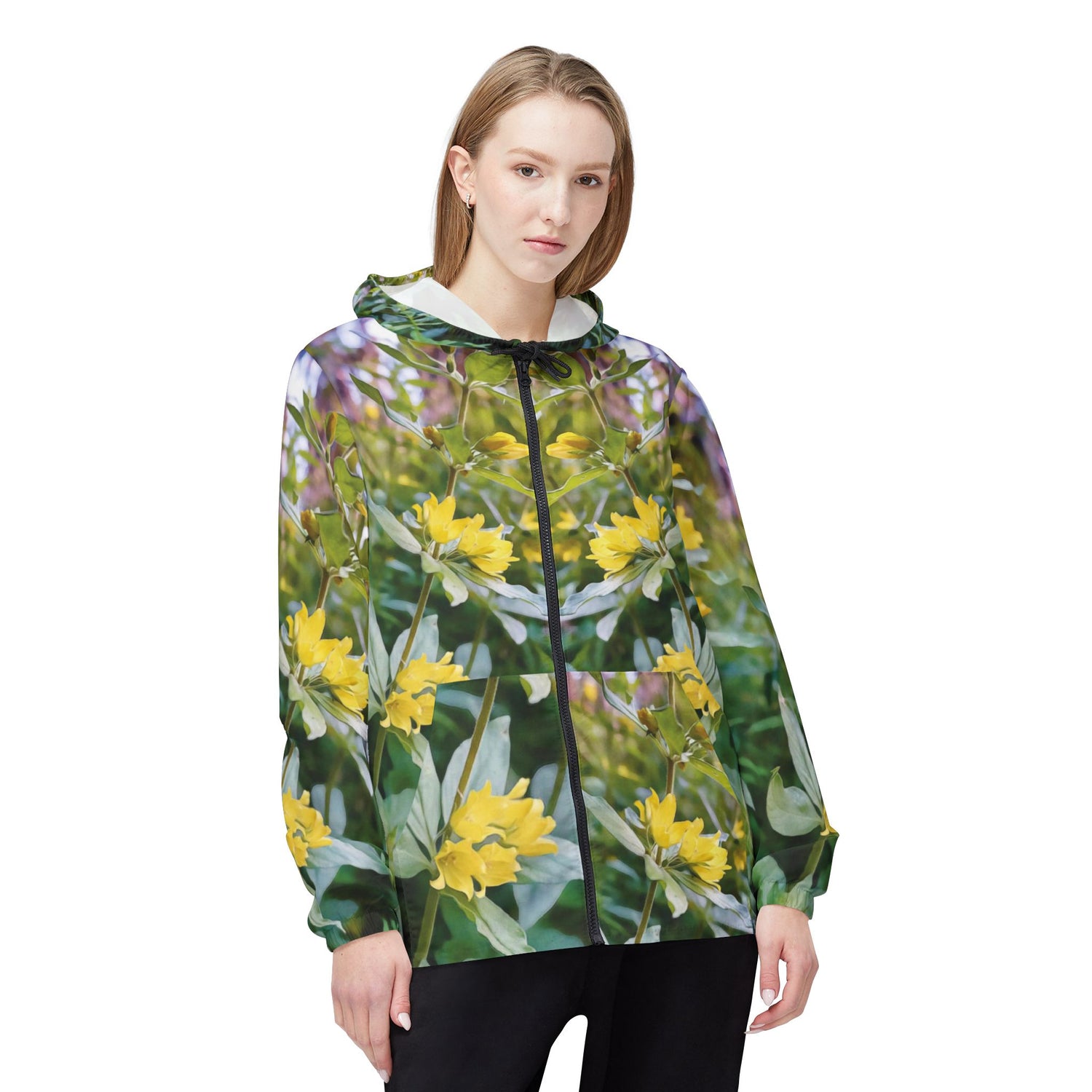 Windbreaker Jacket - Flower of Lysimachia