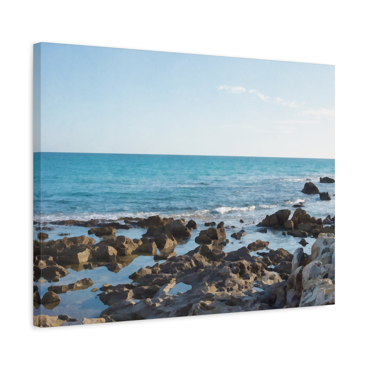 Stretched Matte Canvas - Sea (Variant 06)