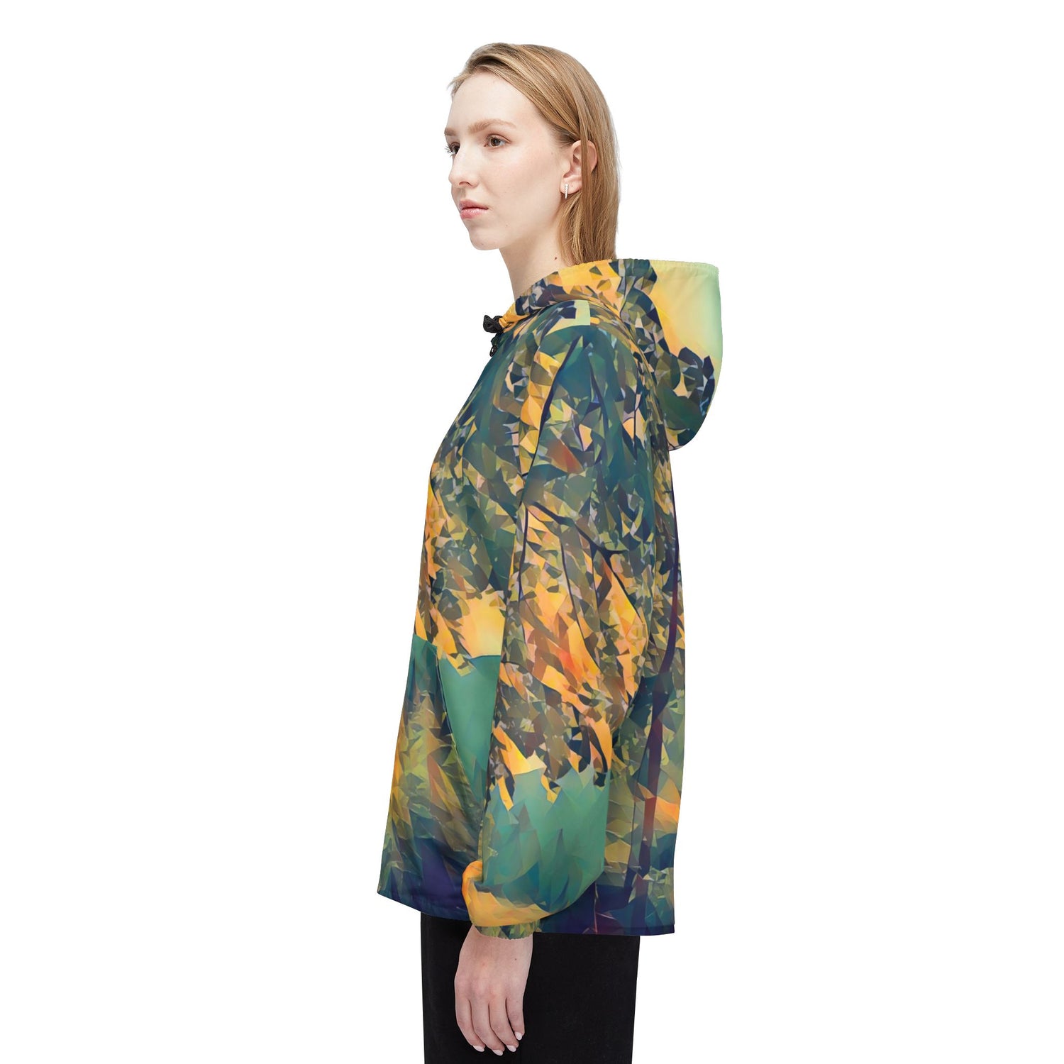 Windbreaker Jacket - Poly Art - Forest (Variant 4)