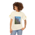 Unisex Heavy Cotton Tee - Flower of Lavender with Bombus
