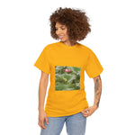 Unisex Heavy Cotton Tee - Flower of Lotus (Variant 2)