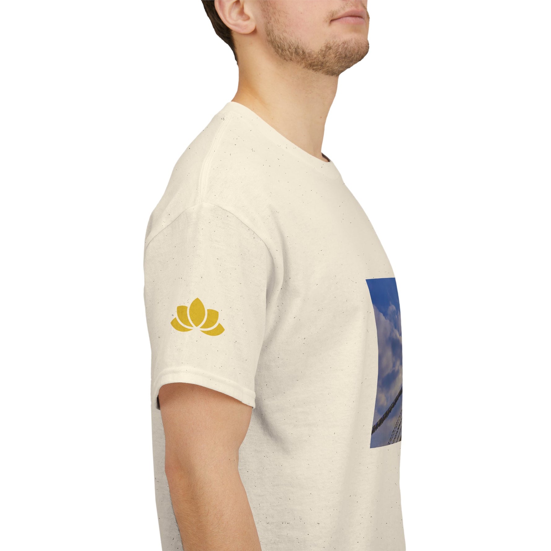 Unisex Heavy Cotton Tee - Nepal, Buddha's Eyes (Variant 5)