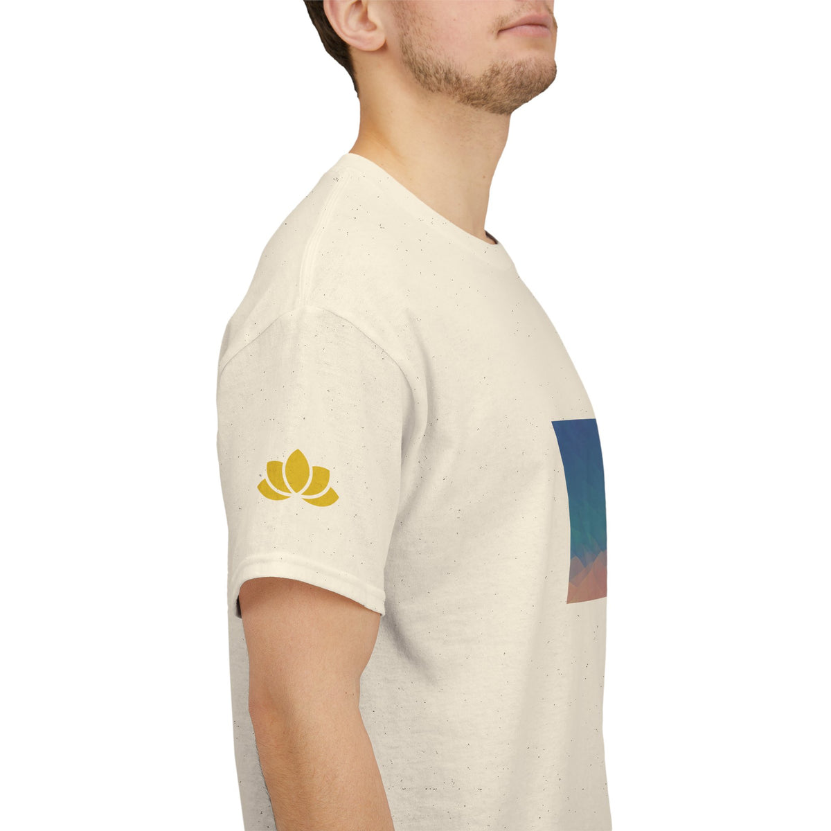 Unisex Heavy Cotton Tee - Poly Art - Sunset Sky (Variant 2)
