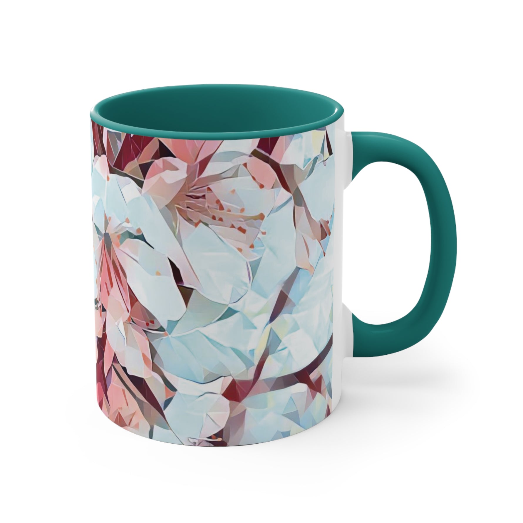 Mug 11oz - Poly Art - Apple's Tree Flower (Variant 4)