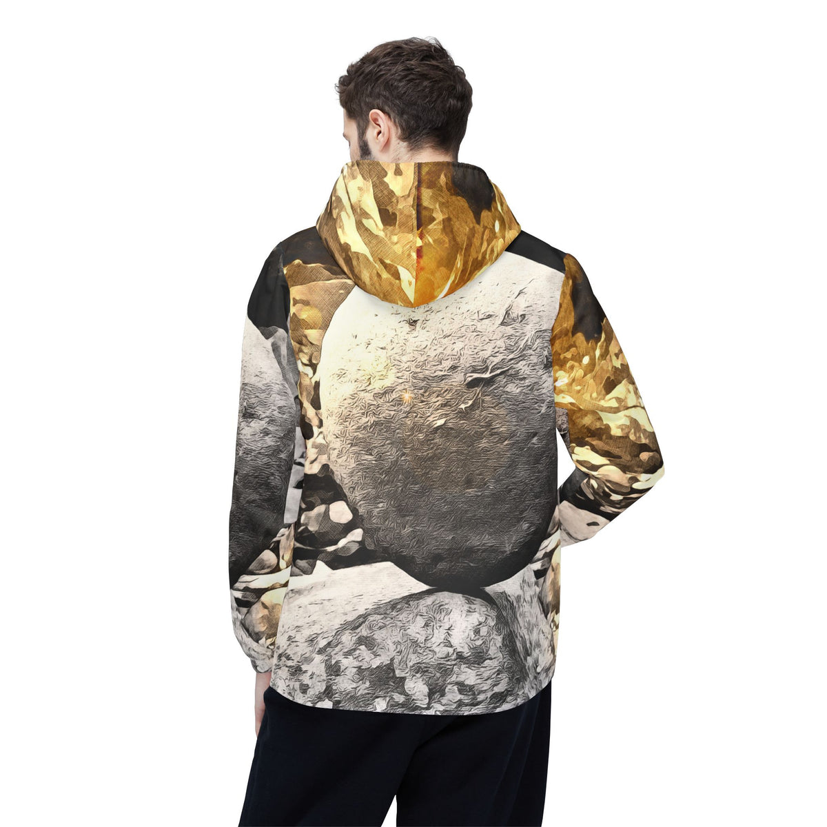 Windbreaker Jacket - Stone Balance (Variant 1)