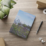 Hardcover Notebook with Puffy Covers - Flower of Lavender