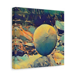 Stretched Matte Canvas - Poly Art - Stone Balance