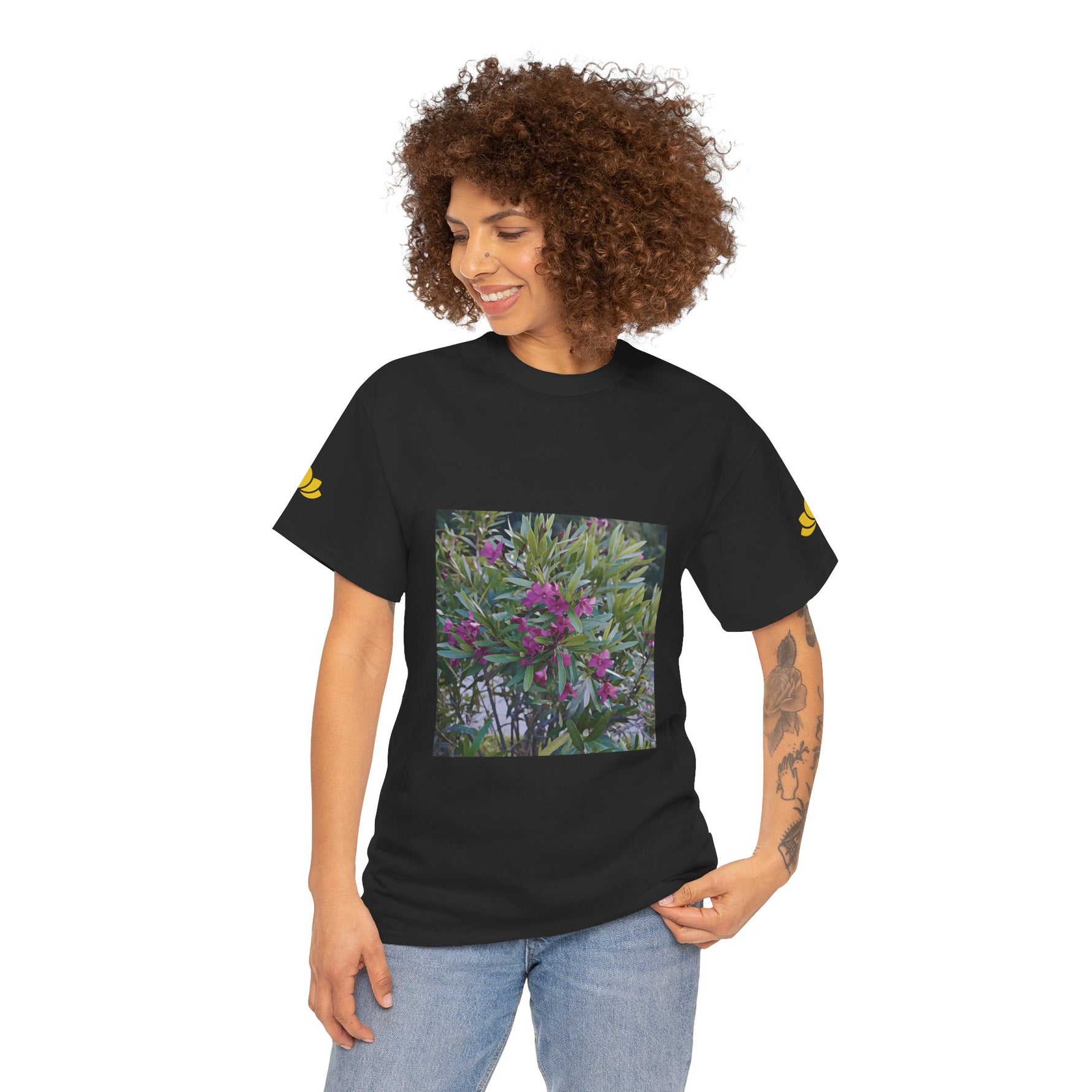 Unisex Heavy Cotton Tee - Flower of Oleander