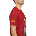 Unisex Heavy Cotton Tee - Poly Art - Flower of Anemone