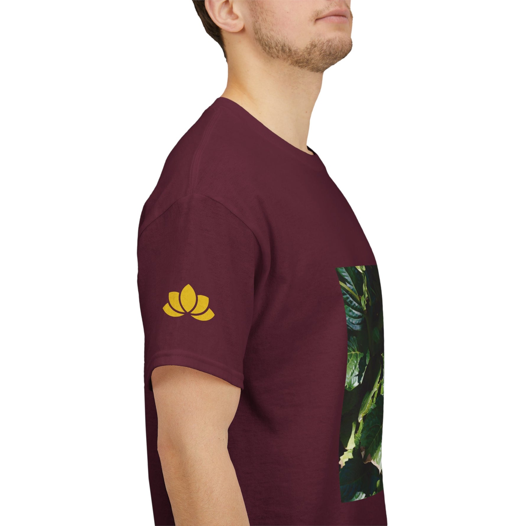 Unisex Heavy Cotton Tee - Flower of Ortensia/Hydrangea Macrophylla